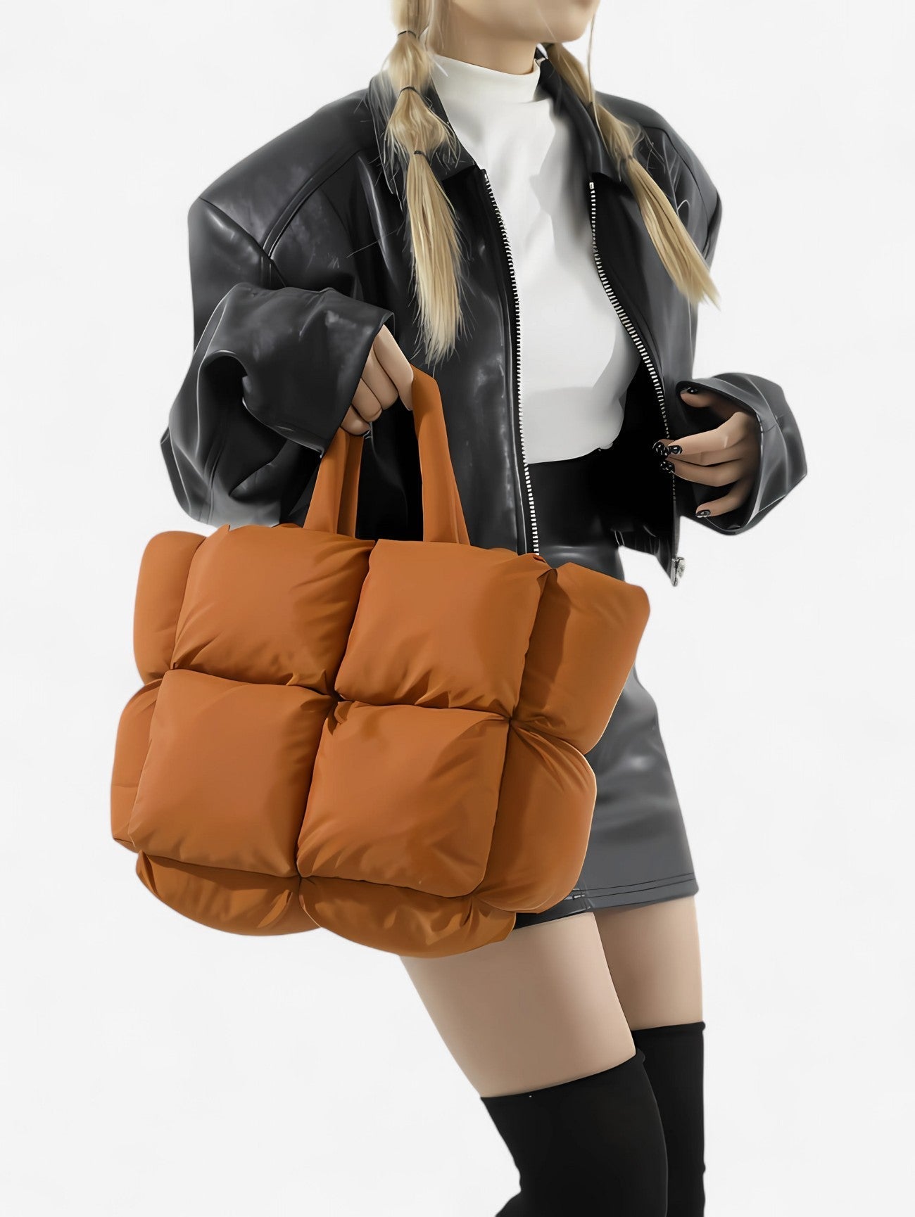 Luvera | Women’s Large Soft Daily Puffer Tote Bag