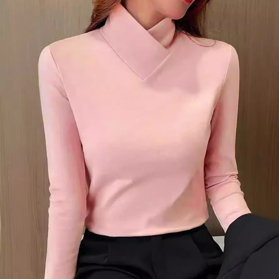 Gratchen | Women’s Angled Roll Neck Top