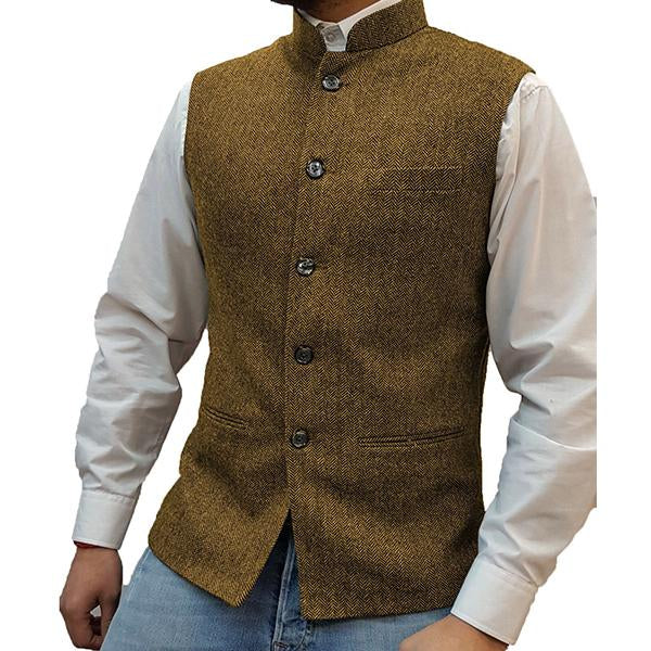 Rendaj | Men’s Stand Collar Vest