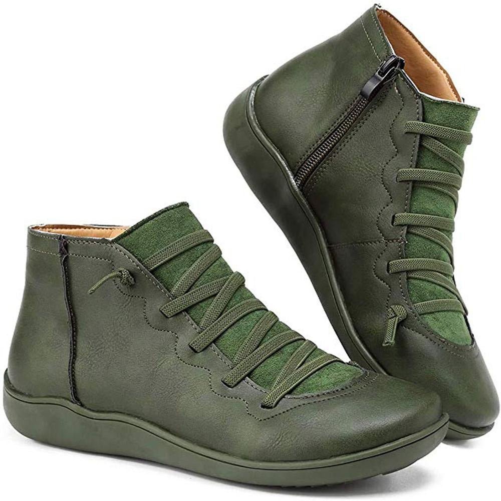 Afra | Women’s Vintage Lace-Up Boots
