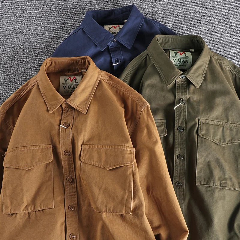 Gabein | Men’s Long Sleeve Pocket Shirt