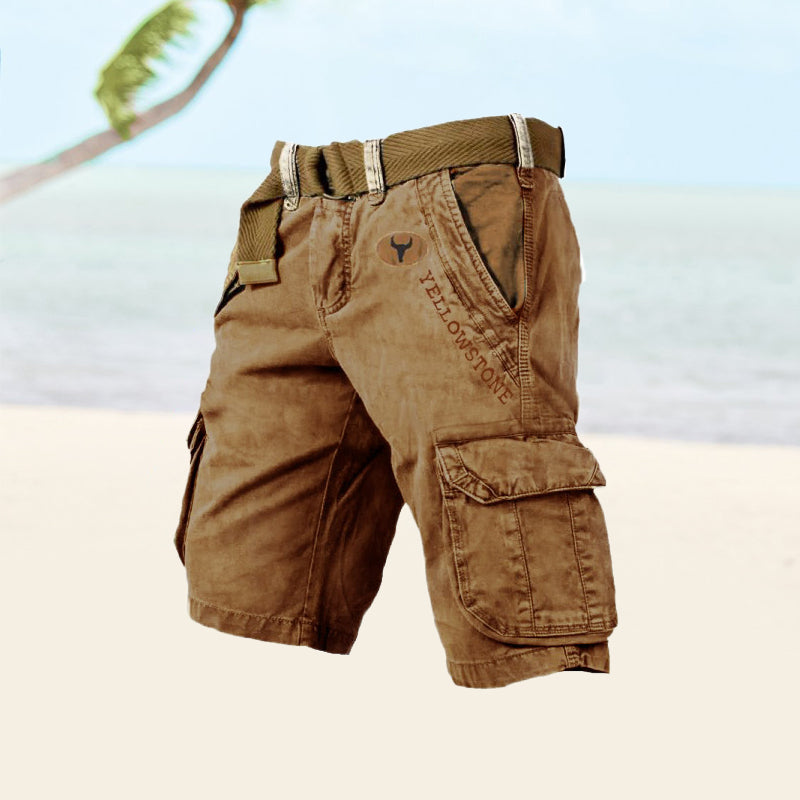 Ravex | Men’s Belted Cargo Shorts