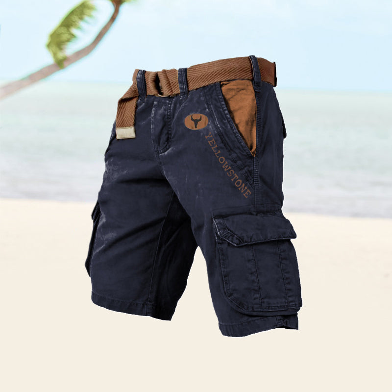 Ravex | Men’s Belted Cargo Shorts