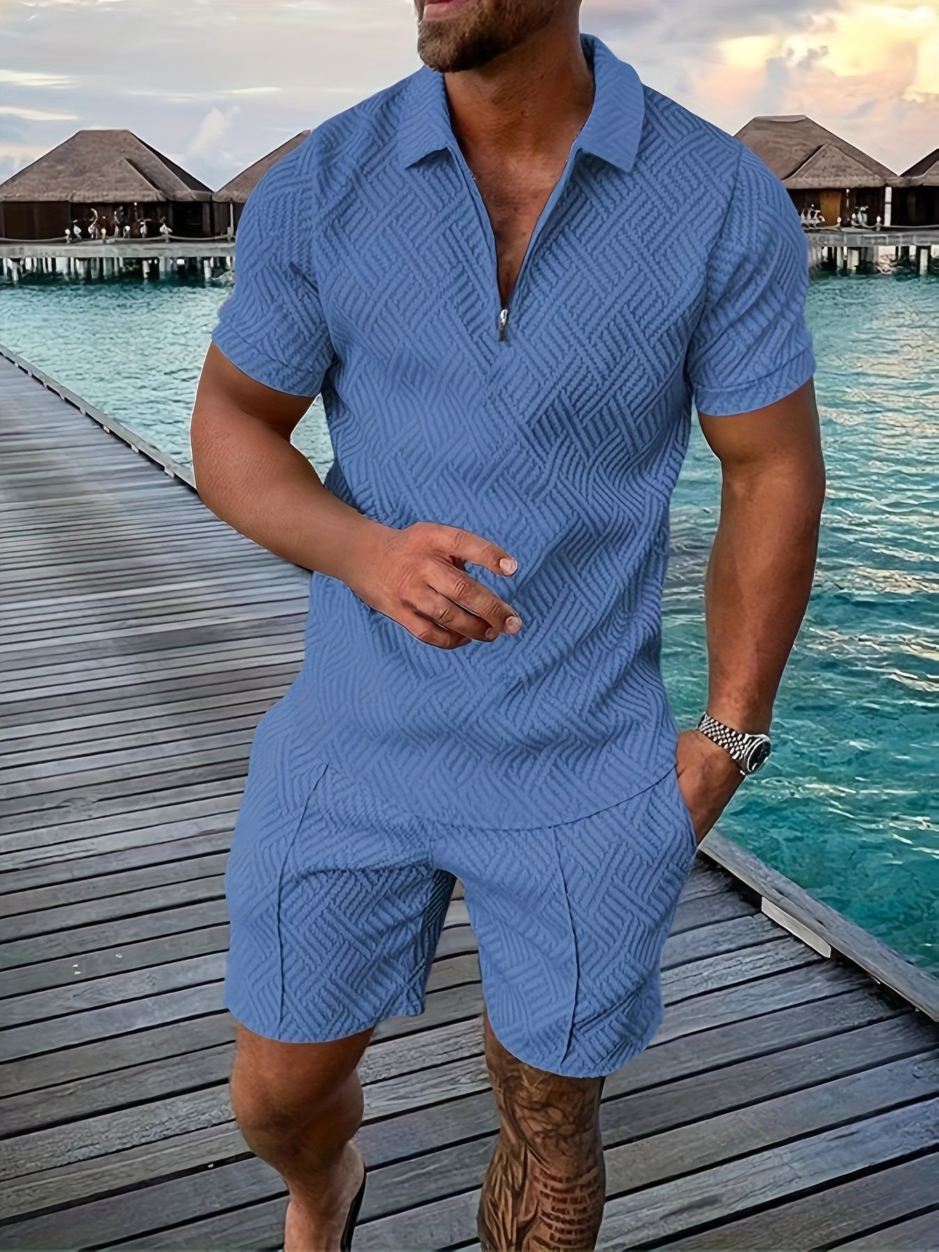 Apino | Men’s Matching Shirt & Shorts Set