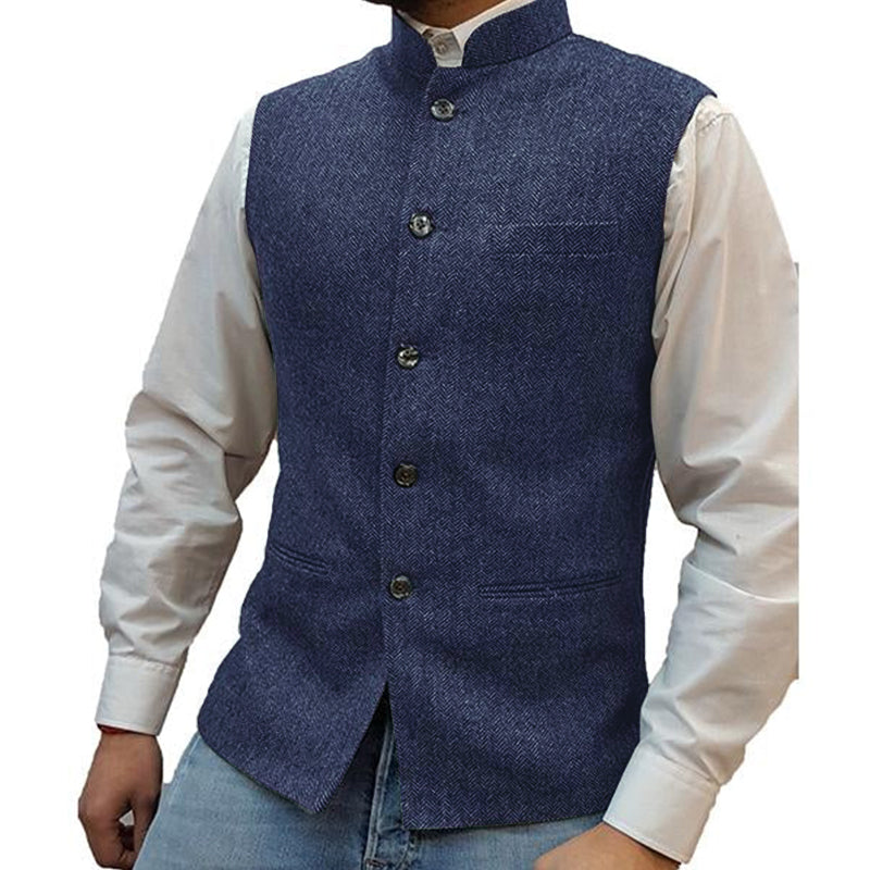 Rendaj | Men’s Stand Collar Vest