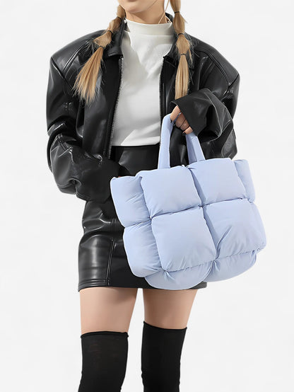 Luvera | Women’s Large Soft Daily Puffer Tote Bag