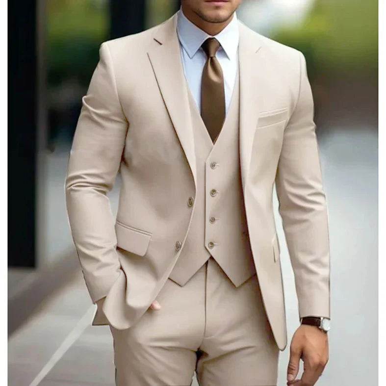 Rick | Men’s Slim-Fit Three-Piece Suit Set