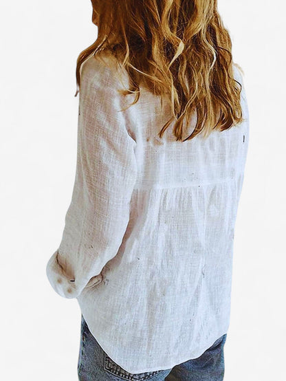 Kreya | Women’s Button-Down Collared Blouse