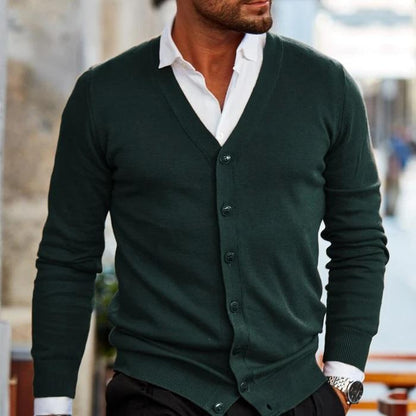 Velion | Men’s Slim Fit V-Neck Cardigan