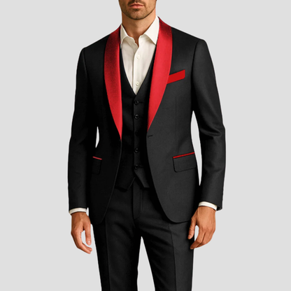 Valeno | Men’s Three-Piece Slim Fit Tuxedo Suit