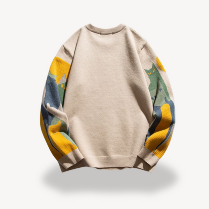 Kang | Men’s Graphic Knitted Jumper