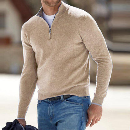 Carlo | Men’s Casual Zip Sweater