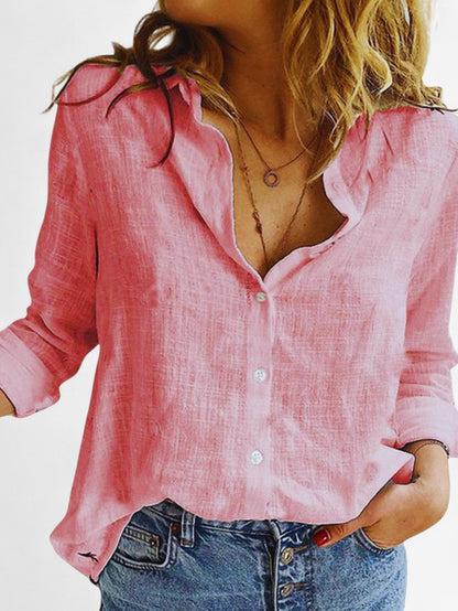 Kreya | Women’s Button-Down Collared Blouse