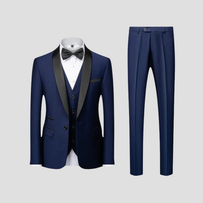 Valeno | Men’s Three-Piece Slim Fit Tuxedo Suit