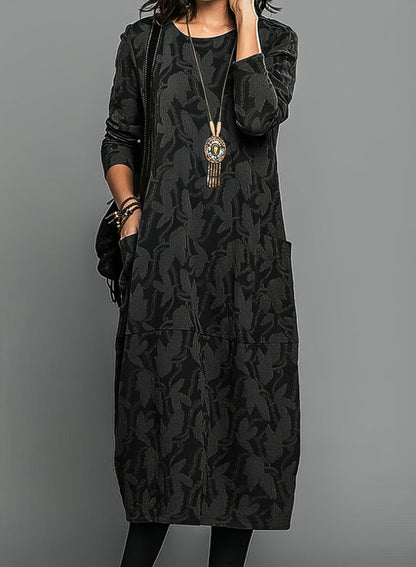 Alisha | Women’s Long Sleeve Printed Dress