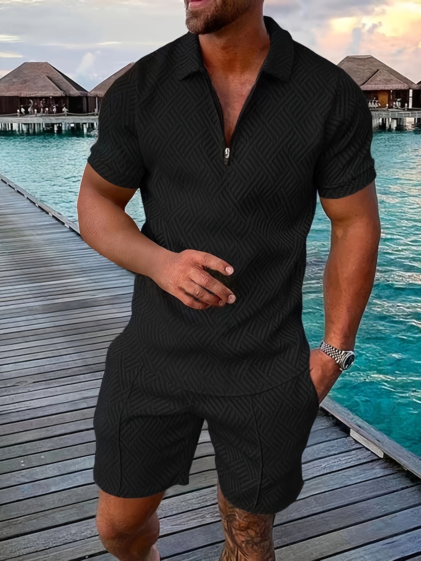 Apino | Men’s Matching Shirt & Shorts Set