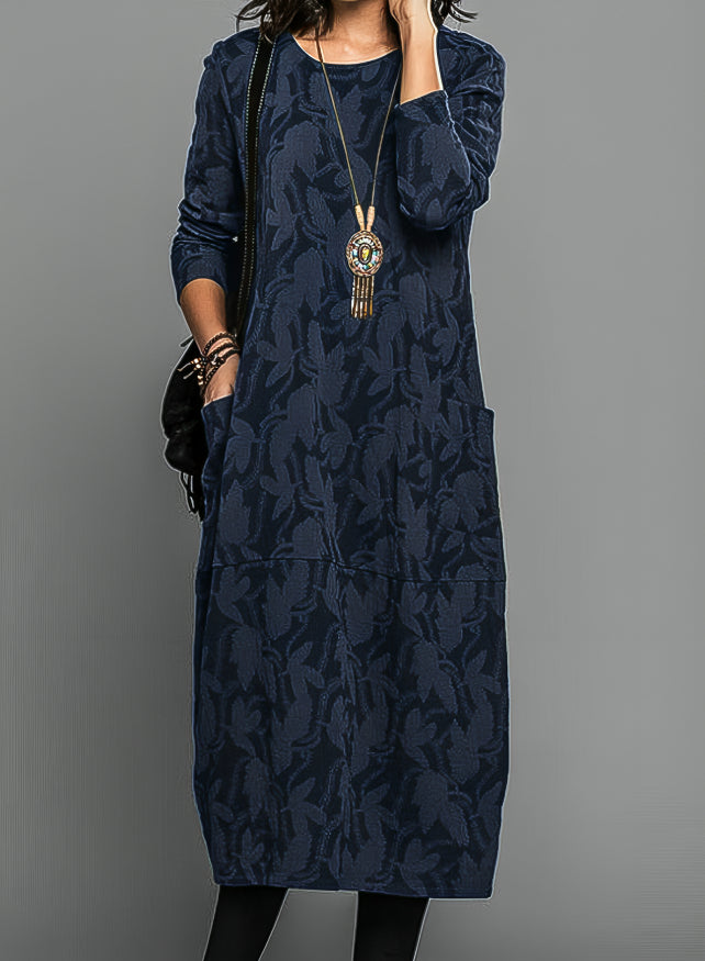 Alisha | Women’s Long Sleeve Printed Dress