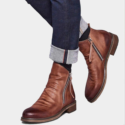 Revou | Men’s Distressed Ankle Boots