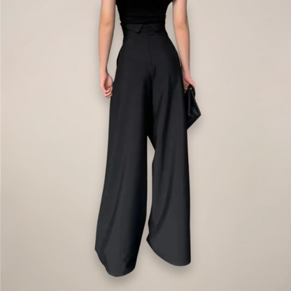 Andie | Women’s High Waisted Wide Leg Trousers