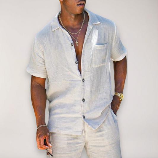 Bodhi | Men’s Linen Blend Two-Piece Set