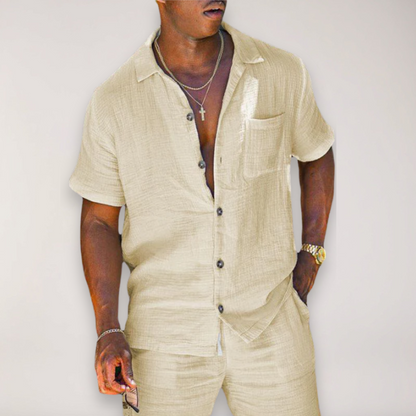 Bodhi | Men’s Linen Blend Two-Piece Set