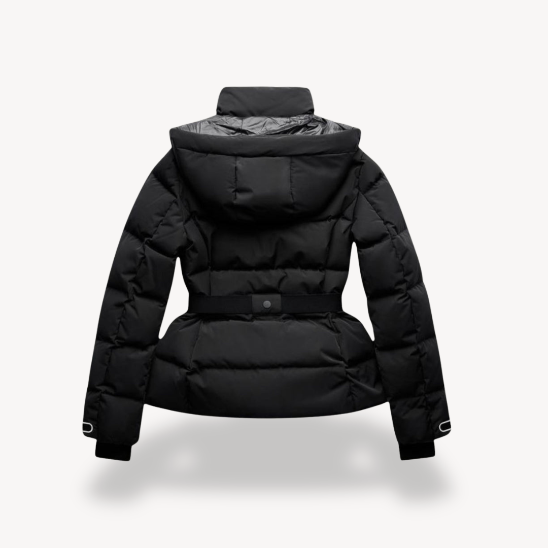 Catie | Women’s Belted Longline Puffer Jacket