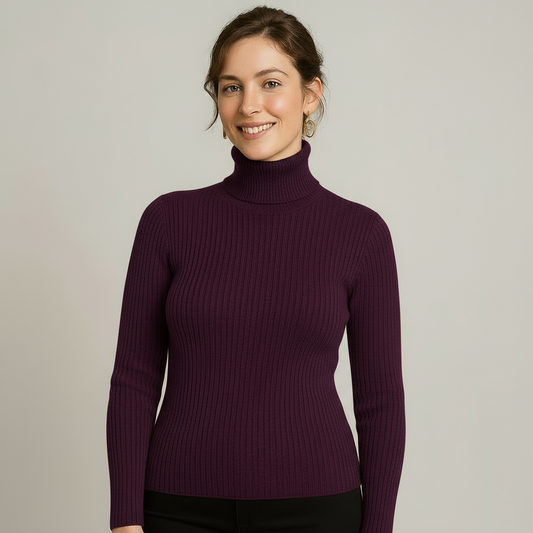 Charlee | Women’s Ribbed Turtleneck Sweater