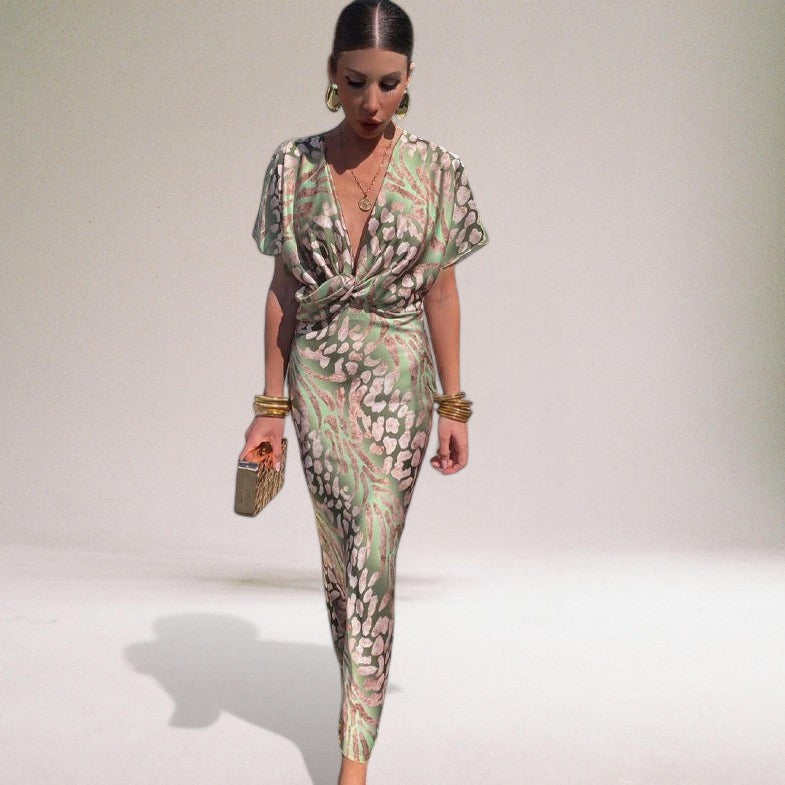 Chiana | Women’s Evening Wrap Maxi Dress