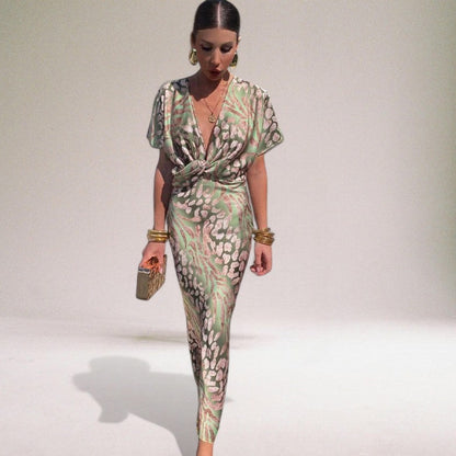 Chiana | Women’s Evening Wrap Maxi Dress