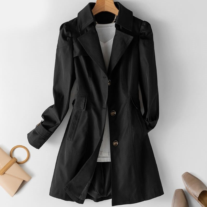 Chiapie | Women’s Single-Button Trench Coat