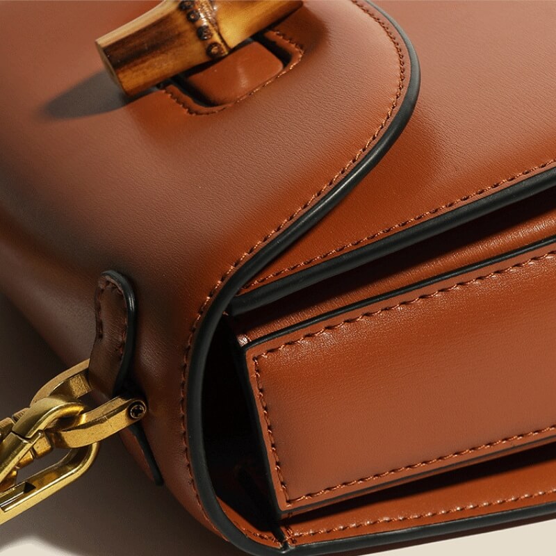 Maryani | Women’s Leather Bamboo Handbag