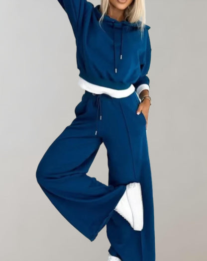 Soleira | Women’s Cropped Hoodie Tracksuit Set