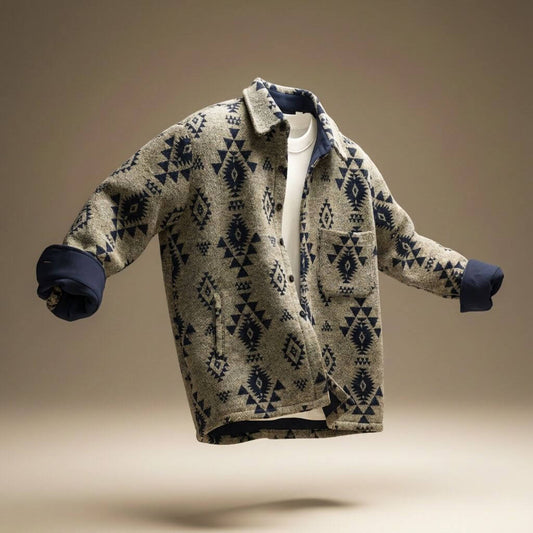 Crellan | Men’s Southwestern Wool Blend Jacket