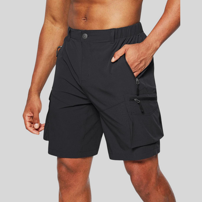 Cyjan | Men’s Zip Pocket Cargo Shorts