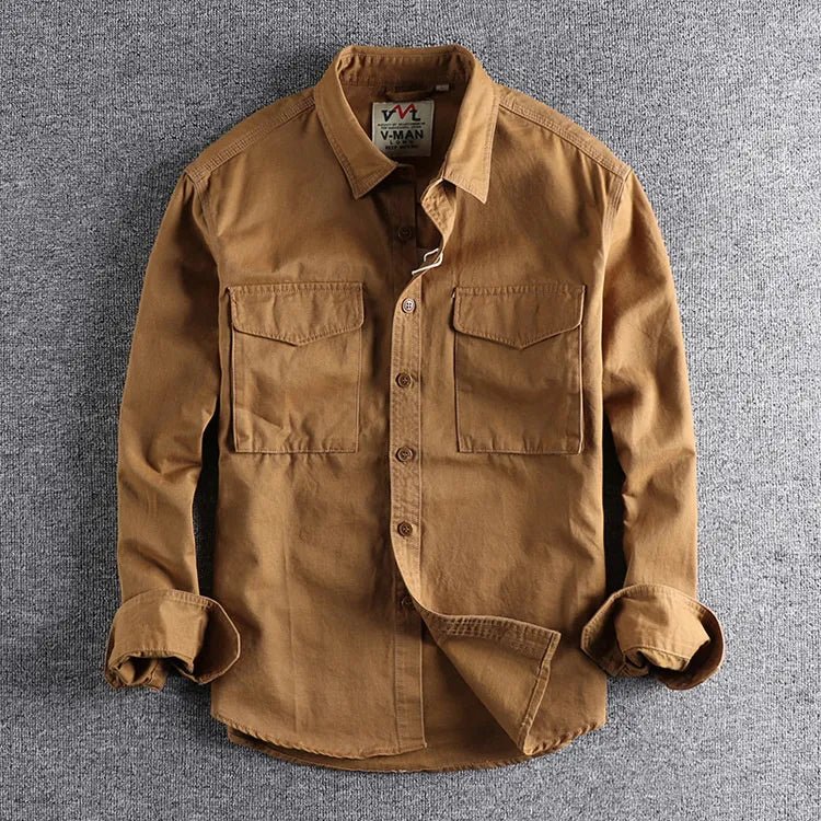 Gabein | Men’s Long Sleeve Pocket Shirt