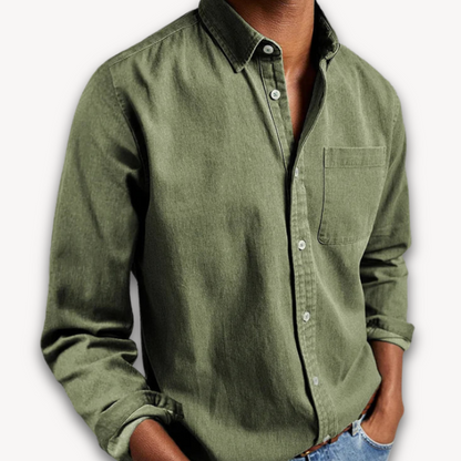 Solven | Men’s Long Sleeve Button Down Shirt