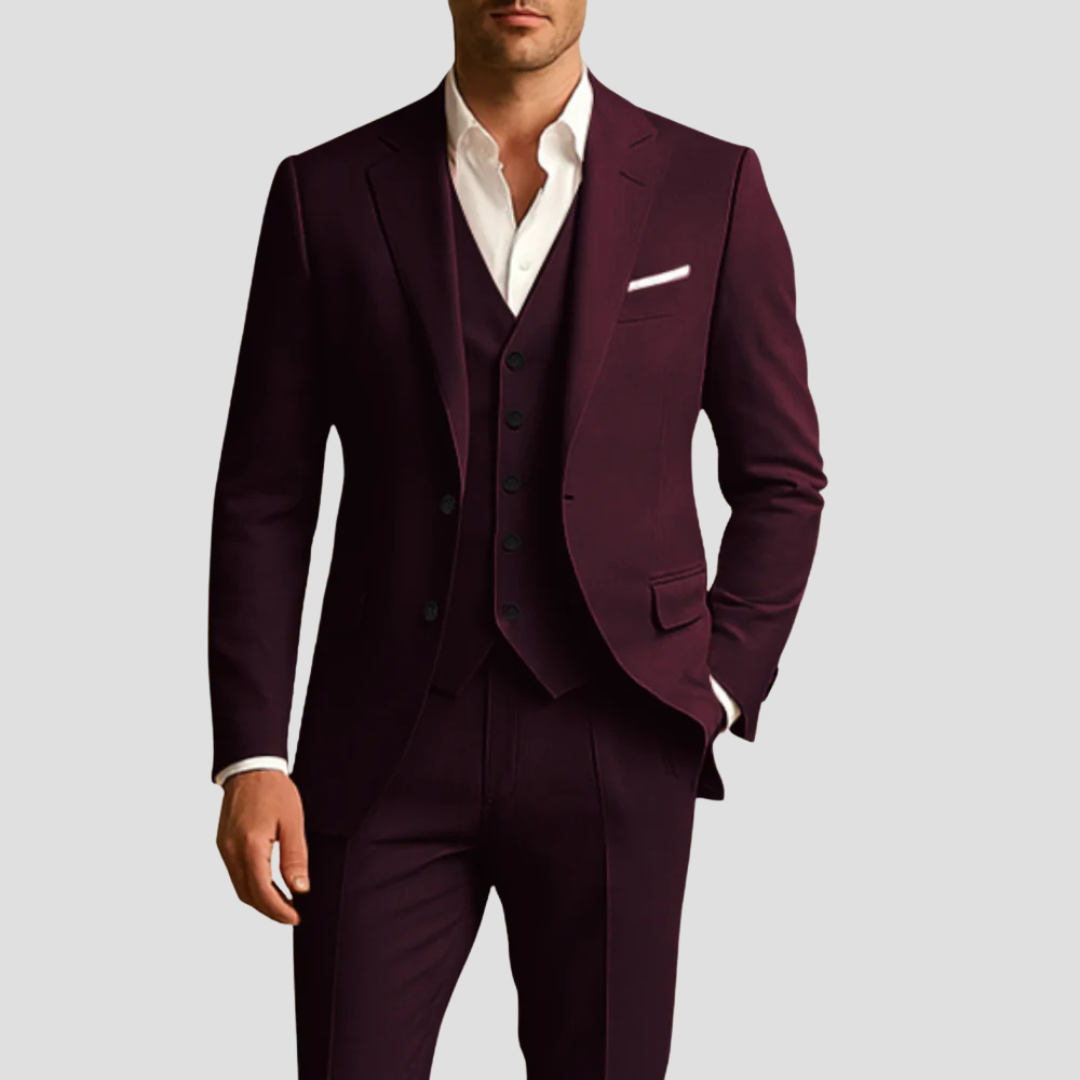 Heeria | Men’s Slim Fit Three Piece Suit