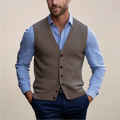 Hilton | Men’s Sleeveless Vest Sweater