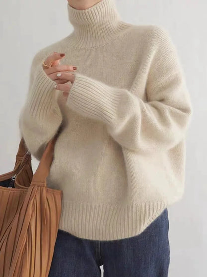 Ivania | Women’s Luxury Cashmere Turtleneck Sweater