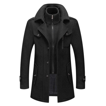 Johanes | Men’s Double-Layer Elegant Coat