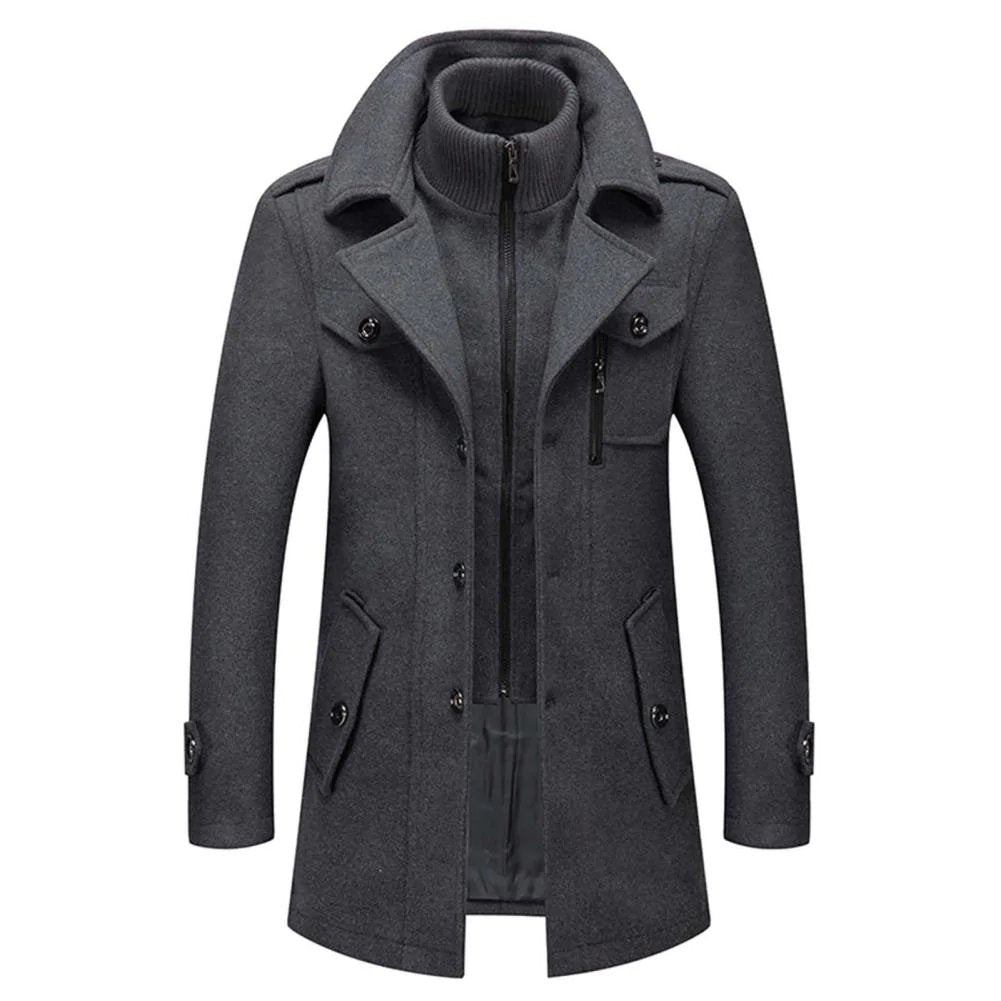 Johanes | Men’s Double-Layer Elegant Coat