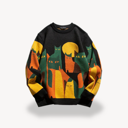 Kang | Men’s Graphic Knitted Jumper