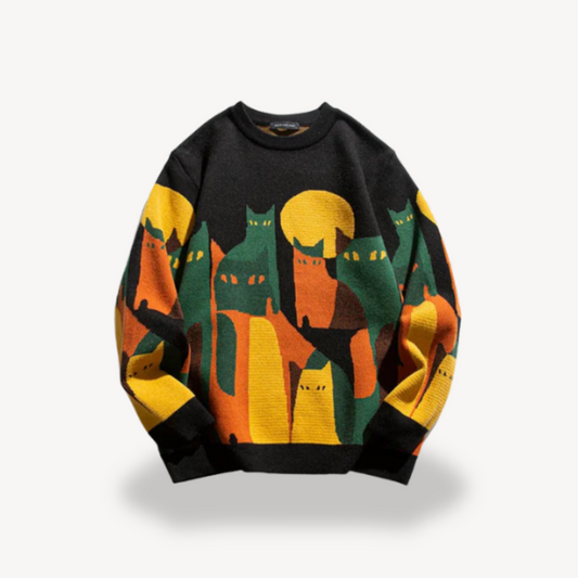 Kang | Men’s Graphic Knitted Jumper