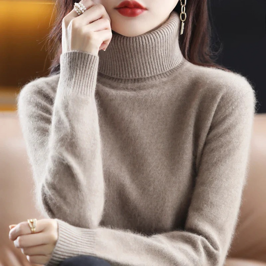 Letizia | Women’s Luxury Cashmere Turtleneck Sweater