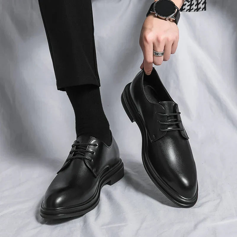 Jesse | Men’s High Gloss Derby Shoes