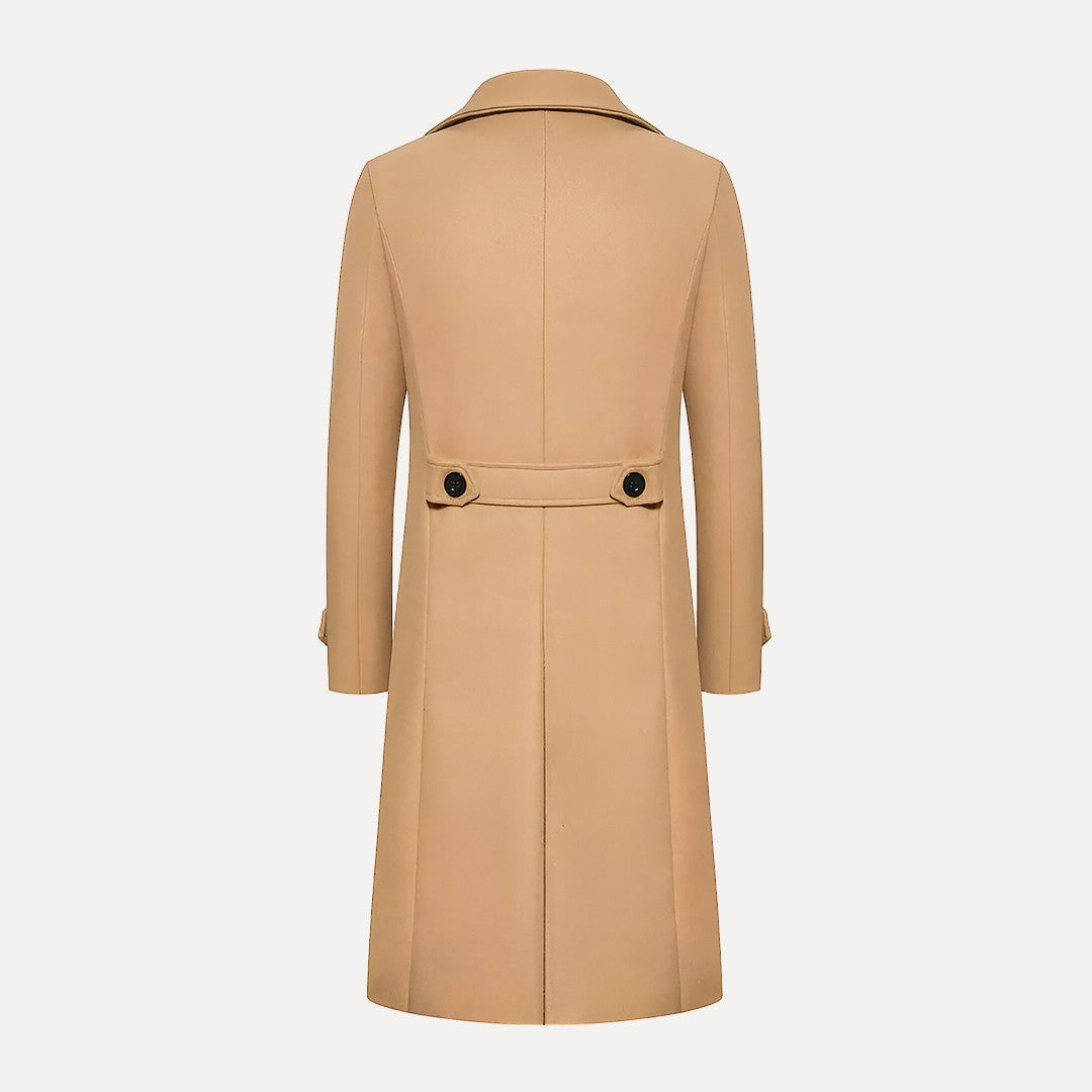 Levon | Men’s Double Breasted Trench Overcoat