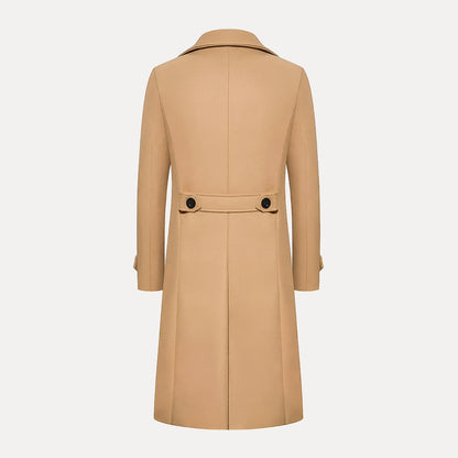 Levon | Men’s Double Breasted Trench Overcoat