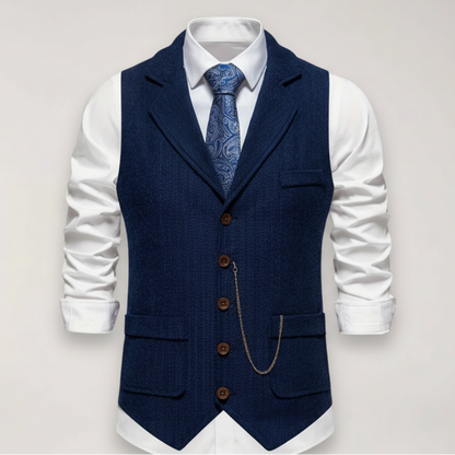Argus | Men’s Herringbone Waistcoat