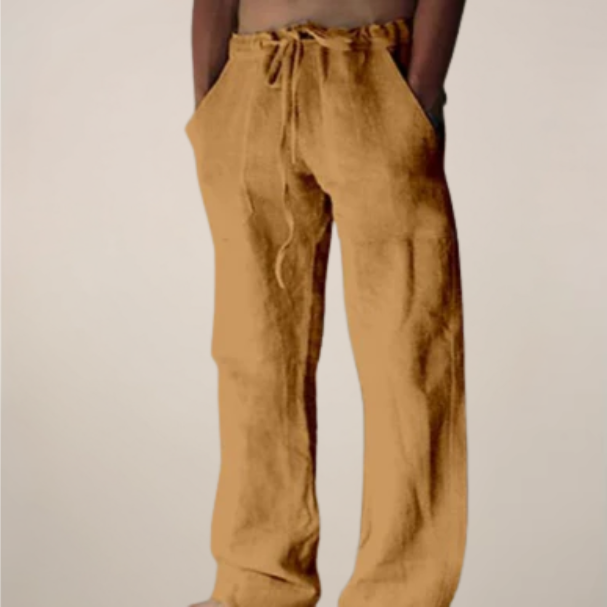 Arlo | Men’s Linen Blend Relaxed Fit Trousers
