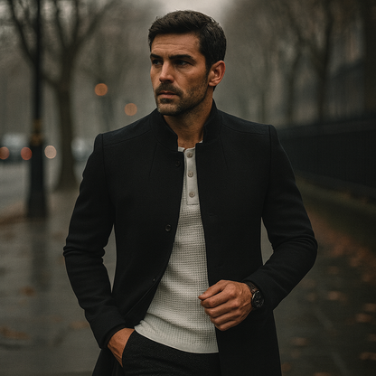 Noah | Men’s Minimalist Tailored Coat